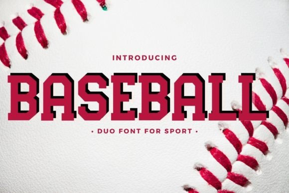 Baseball Font: A Dynamic Display Typeface for Bold Projects