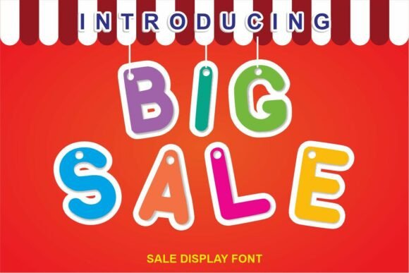 Big Sale: A Cheerful Display Font for Joyful Designs