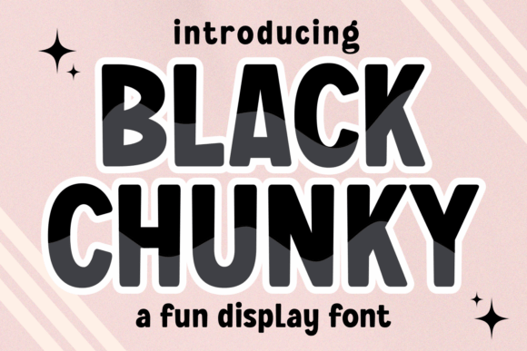 Black Chunky: The Ultimate Display Typeface for Bold Branding