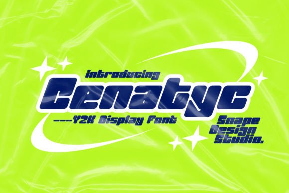 Cenatyc: A Futuristic Display Font for Modern Projects