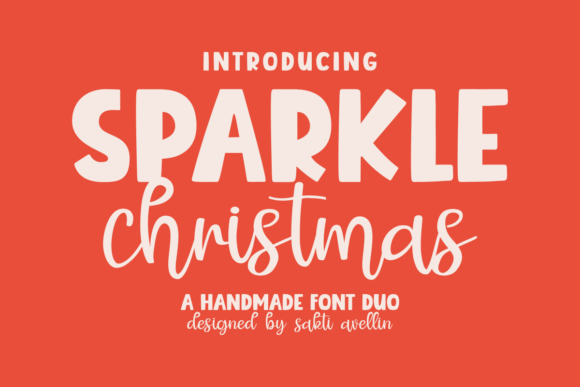Create Magical Holiday Designs with Sparkle Christmas Font Duo