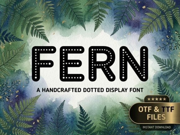 Fern: A Decorative Display Font for Bold Design