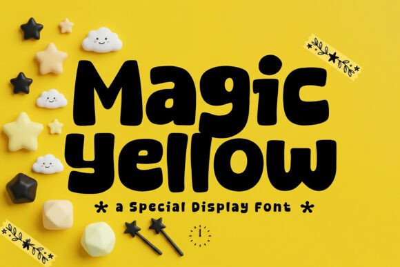 Magic Yellow: A Modern Font for Standout Designs