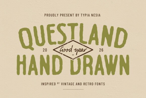 Questland: The Rugged Vintage Font for Adventure Brands