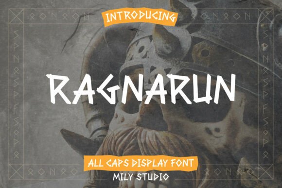 Ragnarun: A Bold Nordic Typeface for Epic Designs
