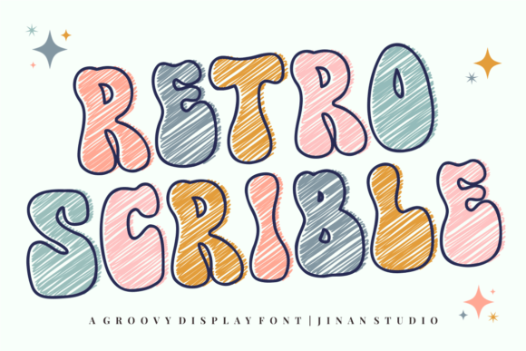 Retro Scrible: A Groovy Display Font for Creative Projects