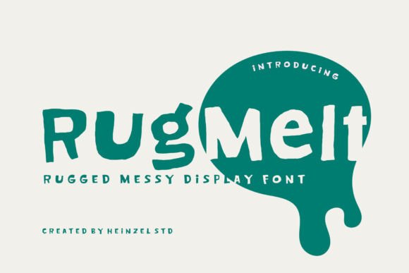 Rugmelt: A Bold Rugged Display Font for Raw Creative Energy