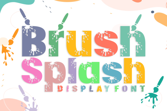 Unleash Creativity with the Brush Splash Font